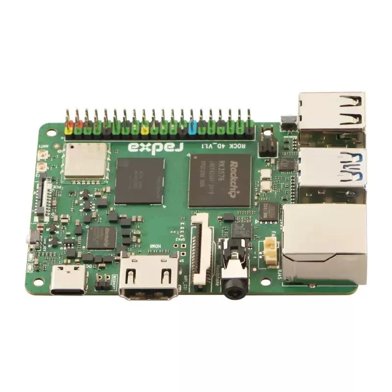 Computador de placa única Radxa ROCK 4D |   RK3576 SBC 4K Saída LPDDR5 para Edge Computing/AI/DIY IoT