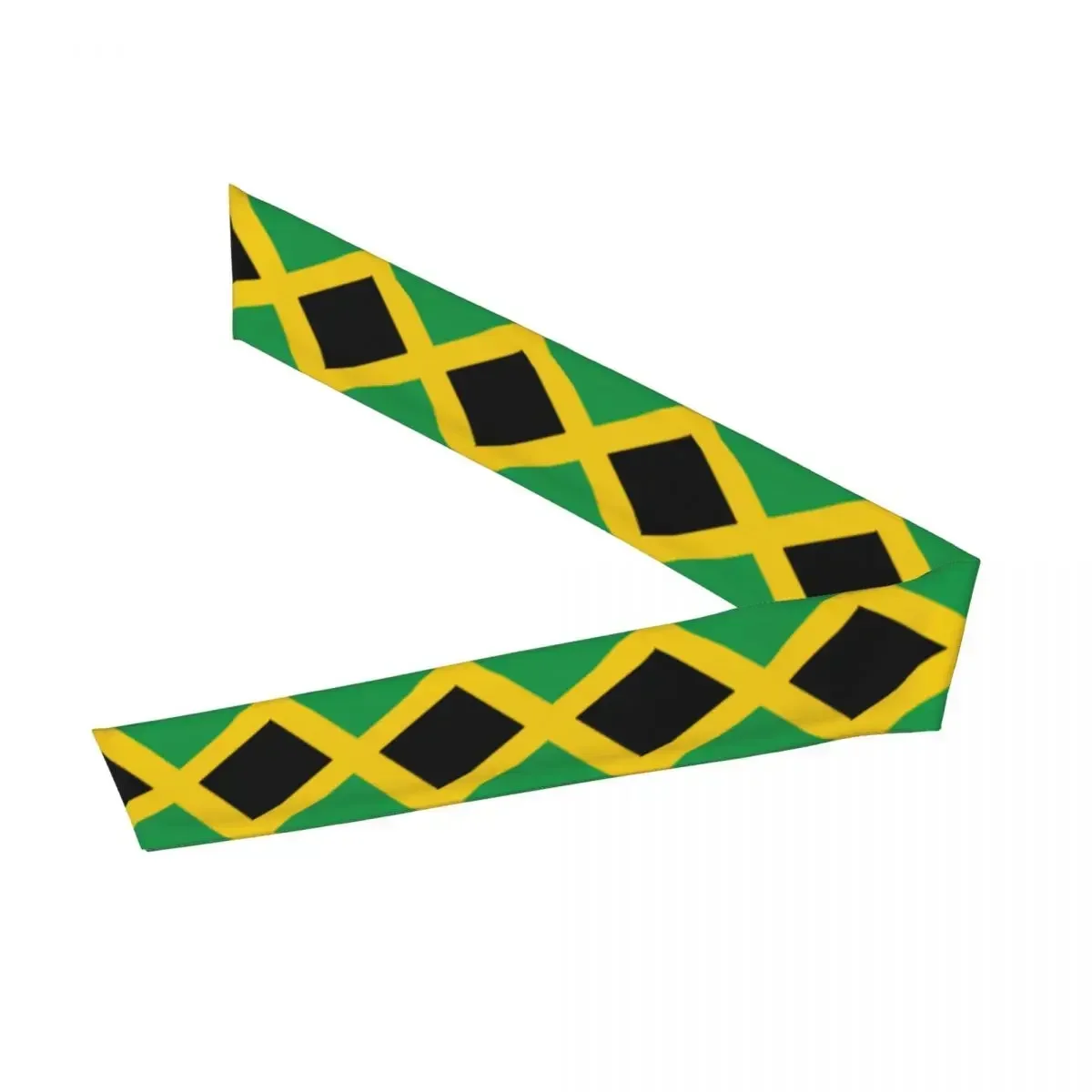 Custom Jamaica Flag Sweatband Bandanas Hairband Head Tie Sports Headband Hair Accessories