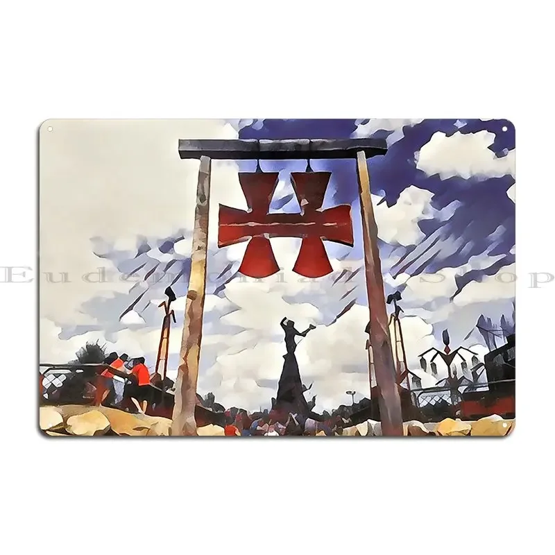 Hellfest Music Festival Clisson France V3 Metal Plaque Poster Plaques Club Designer Wall Custom Mural Tin Sign Poster