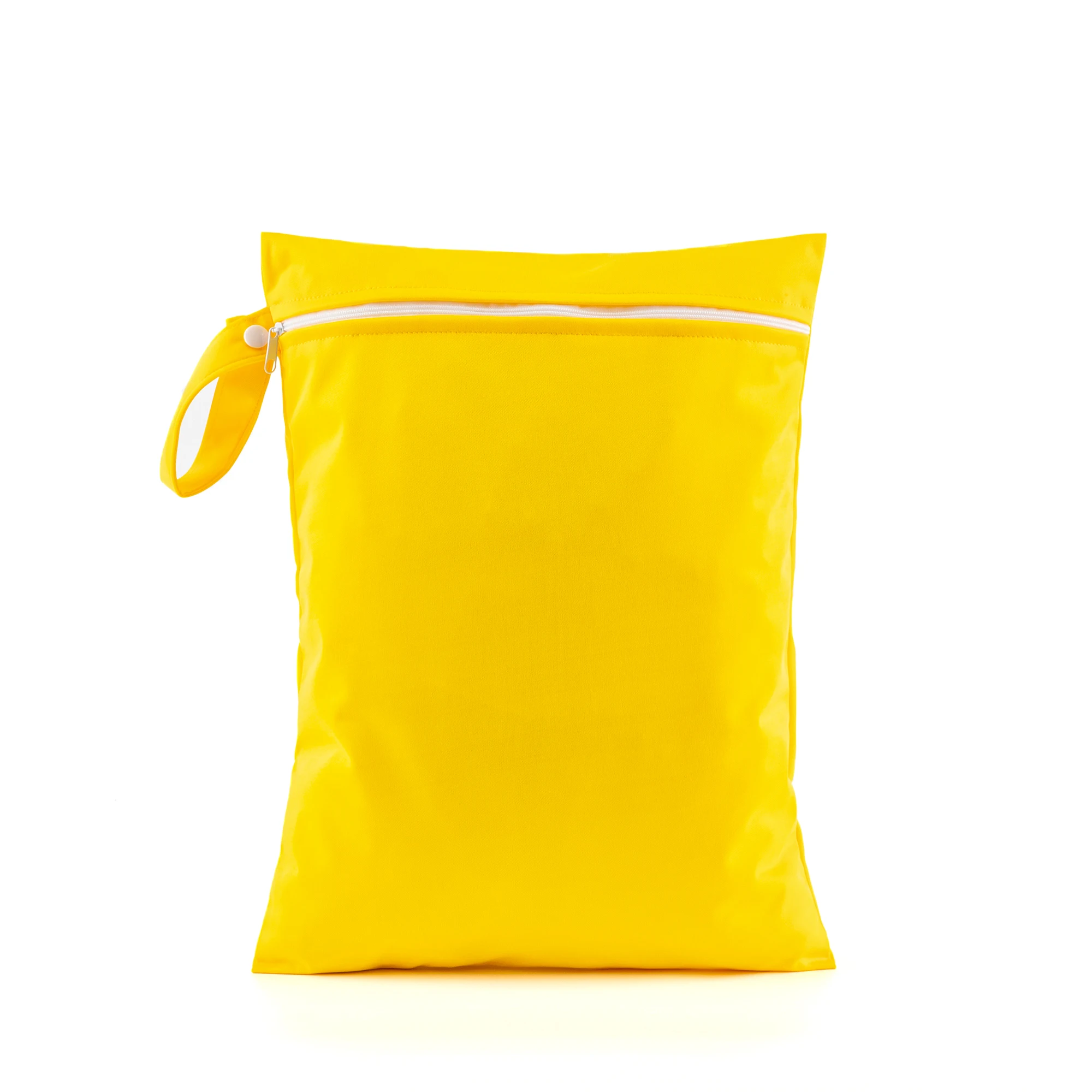 AIO tas popok TPU motif kartun, tas popok basah ritsleting ganda tahan air, wadah Liner Laundry untuk popok kain