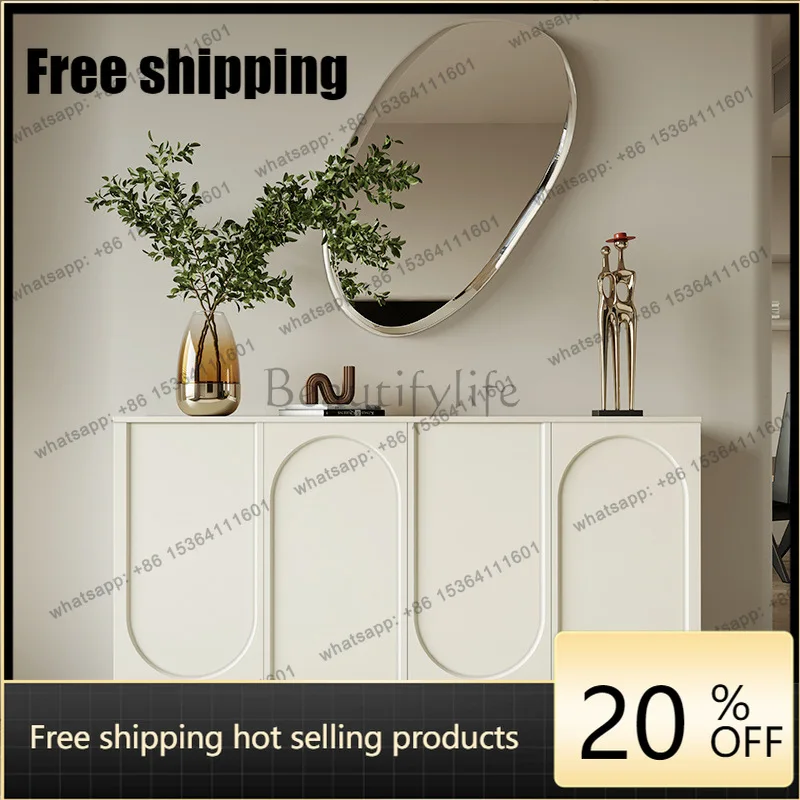 jj5 Dining side cabinet Modern simple storage Light luxury household living room side cabinet