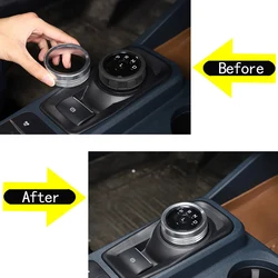 Trim Ring Ignition Button 1pcs/set Maverick 2022-2023 Alloy Trim Cover Cover Trim Ring For Ford Gear Shift Knob