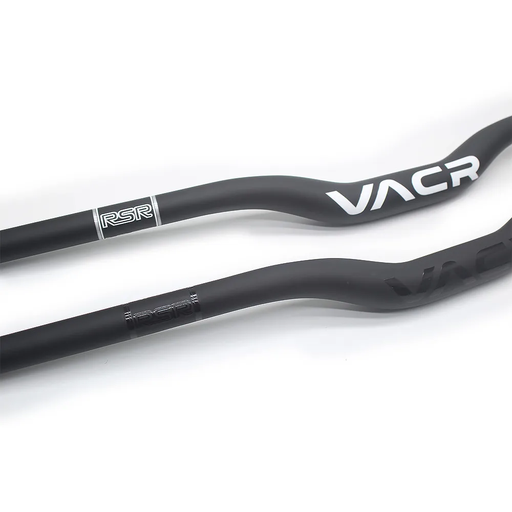 VACR Glossy Logo Carbon Handlebar for Mountain Bike MTB 31. 8*700-740mm  Matt Riser/Flat Handlebar