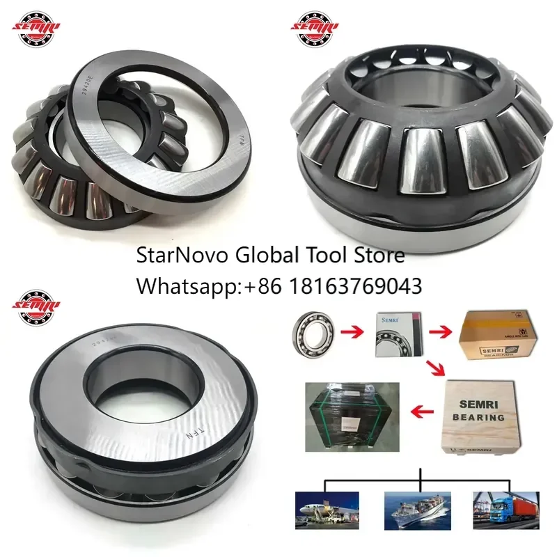 2026 Hot！ Gcr15 Chrome Steel 100x210x67mm Reinforced Heavy Spherical Roller Thrust Bearing 29420E