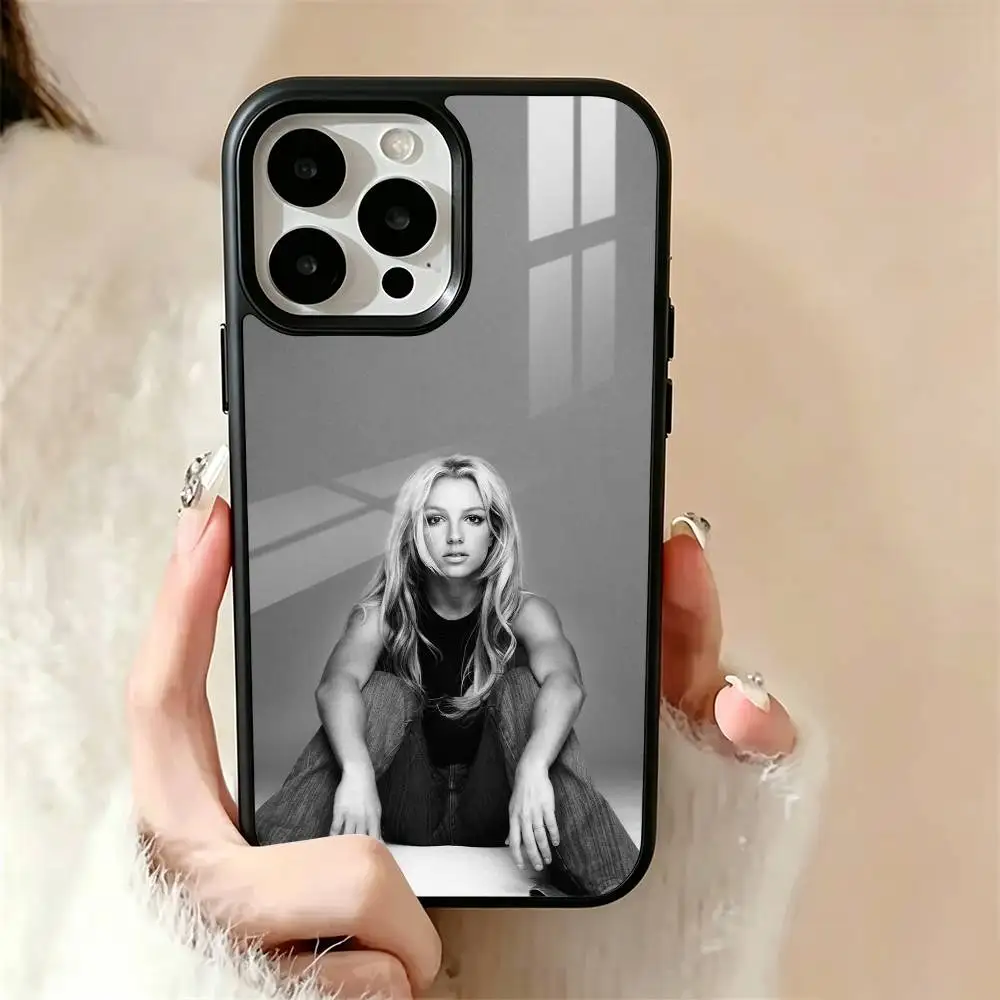 Singer Britneys Spears Phone Case For iPhone17,16,15,14,13,12,11 Plus,Pro Allows magnetic wireless charging