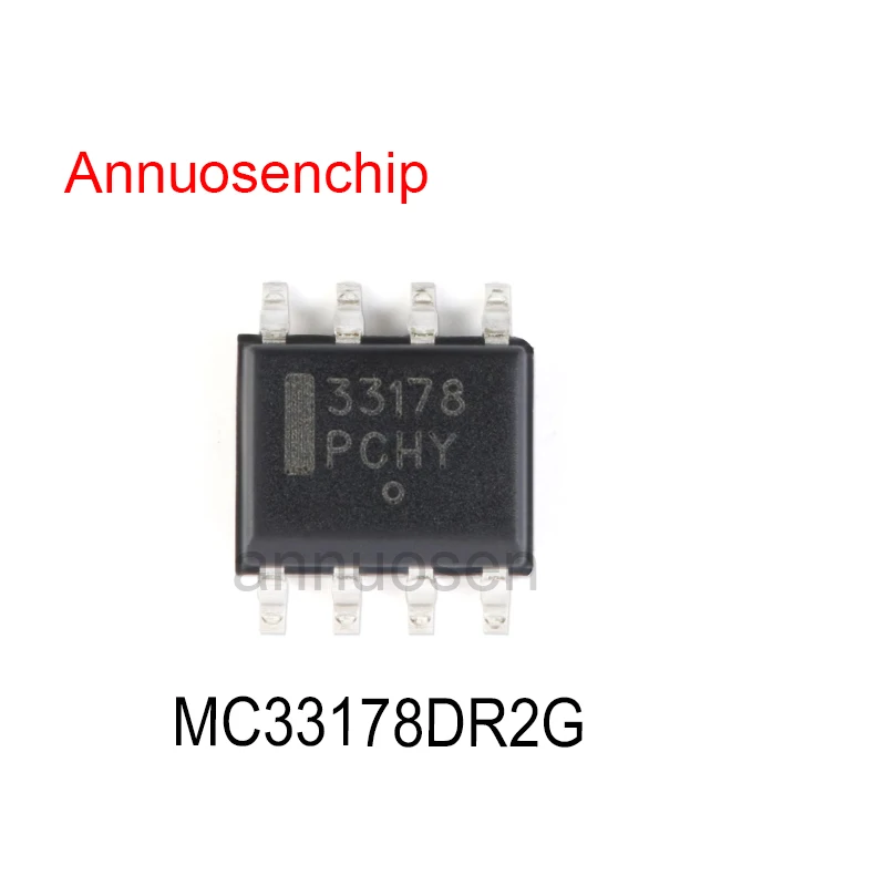 10PCS New and Original HIGH OUTPUT CURRENT LOW POWER LOW NOISE OPERATIONAL AMPLIFIERS MC33178 SOP-8 33178 MC33178DR2G