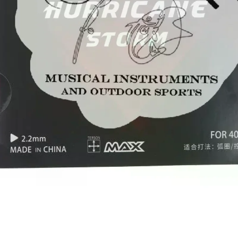 

HUIESON Official Authorization Table Tennis Rubber HURRICANE-STORM EX-600 2.2MM Durable Ping Pong Rubber Loop & Control For 40+