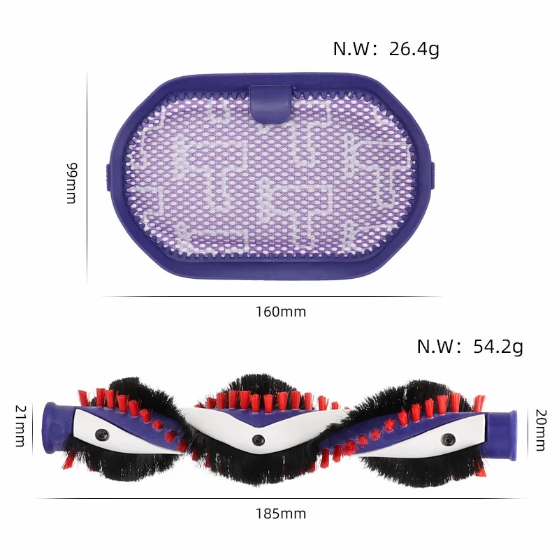 Roller Brush Brushbar For DYSON DC35 DC44 DC45 Motorized Power Head 920929-01 Vacuum Cleaners Parts Accessories Cleaning Tools