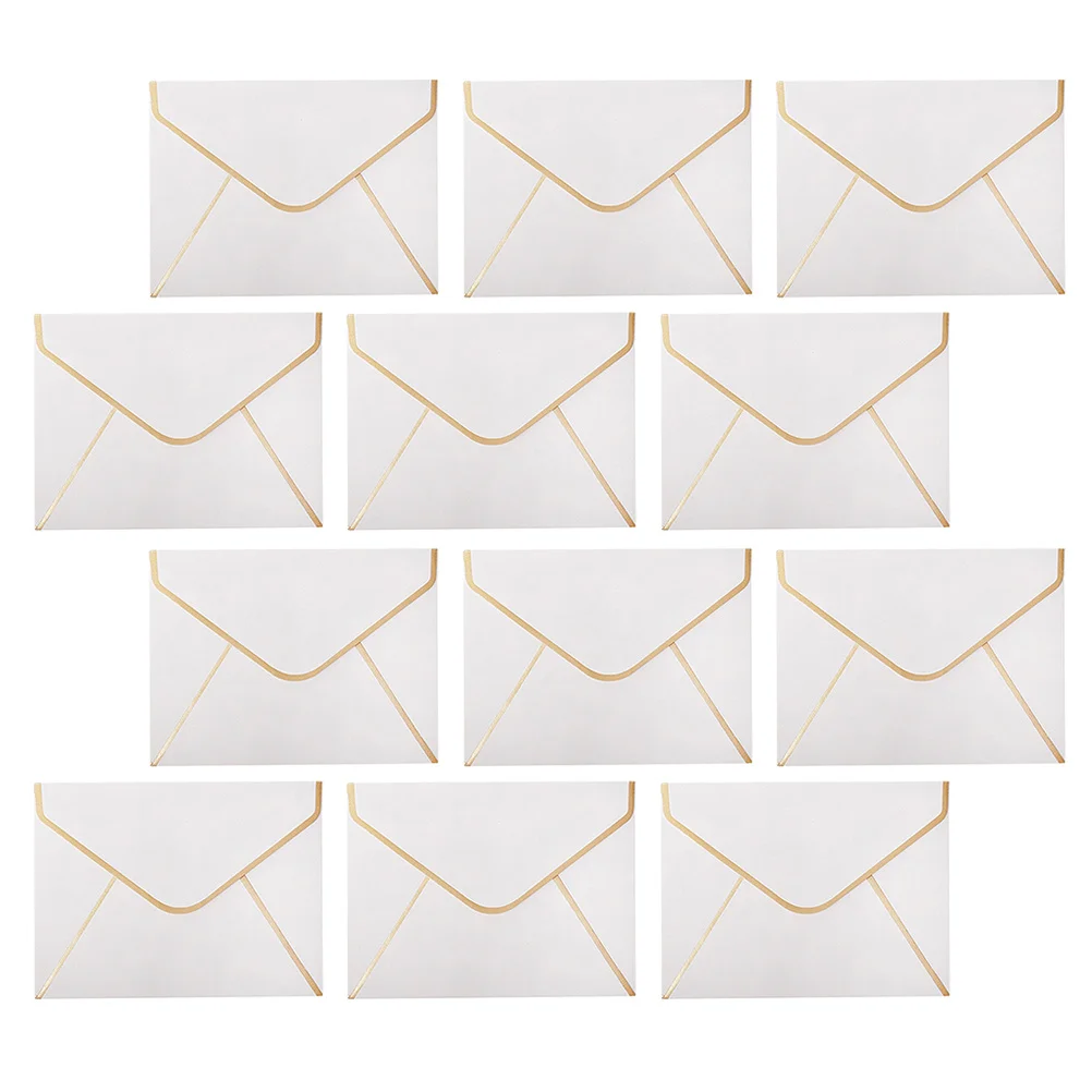 50 pcs 1 Set Blessing Envelopes Exquisite Stylish Message Envelopes For Greeting Cards Wedding Invitations Birthday Gifts