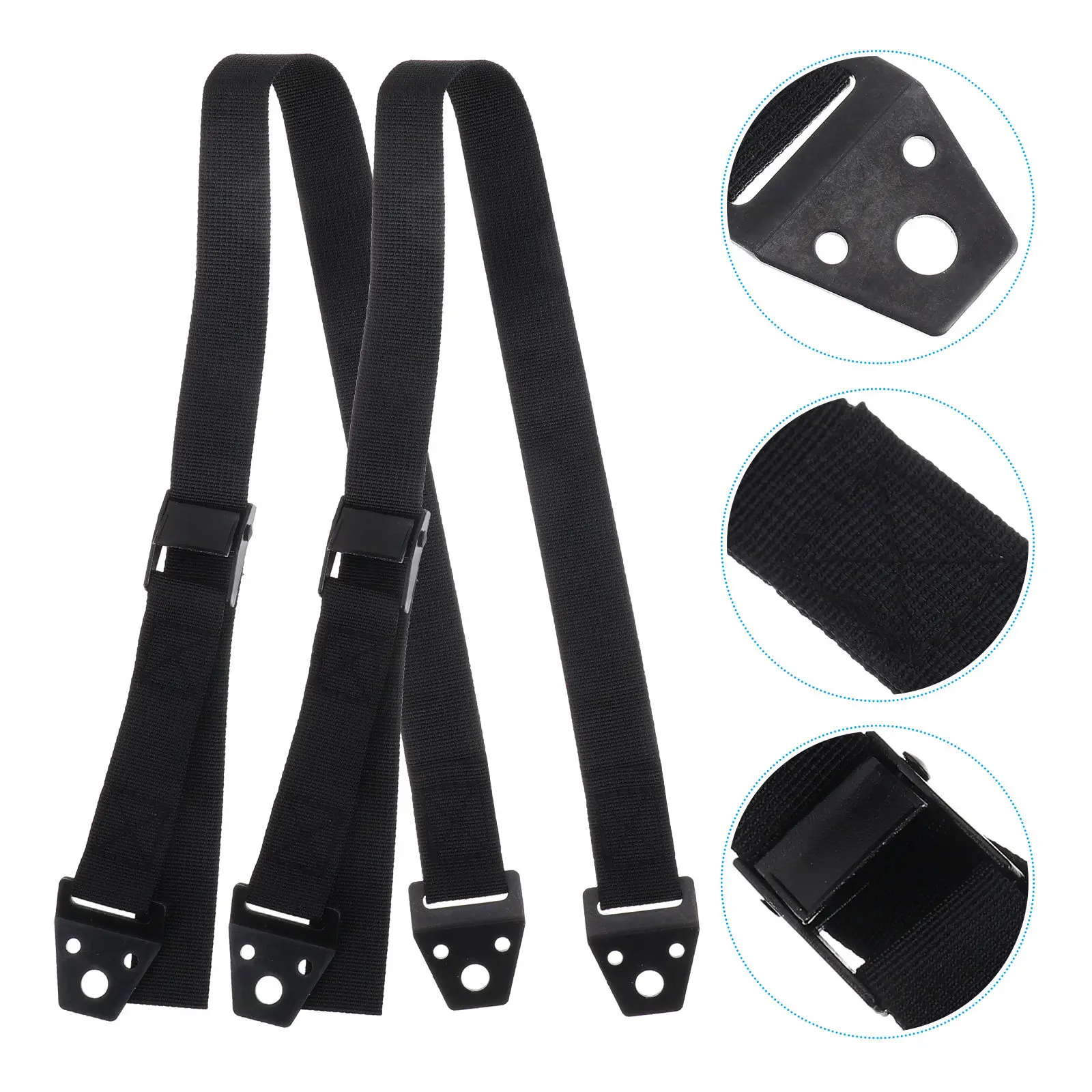 

2Pcs Heavy Duty Adjustable Protection Anti-Tip Furniture Straps for TV Screen Bookshelf Safety Securing TV Strap