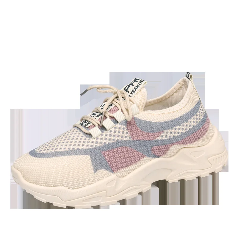 

Women's Running Shoes Lace Up Sneakers Lightweight Female Casual Shoes Mesh Fashion Tennis Shoe Outdoor Soft Sole Women Shoes