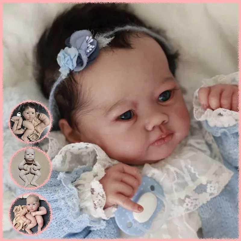 Lifelike Reborn Lali Doll With Cloth Body 19Inch Already Painted Kits/Unpainted Kit Soft Touch Fresh Color DIY Doll Parts