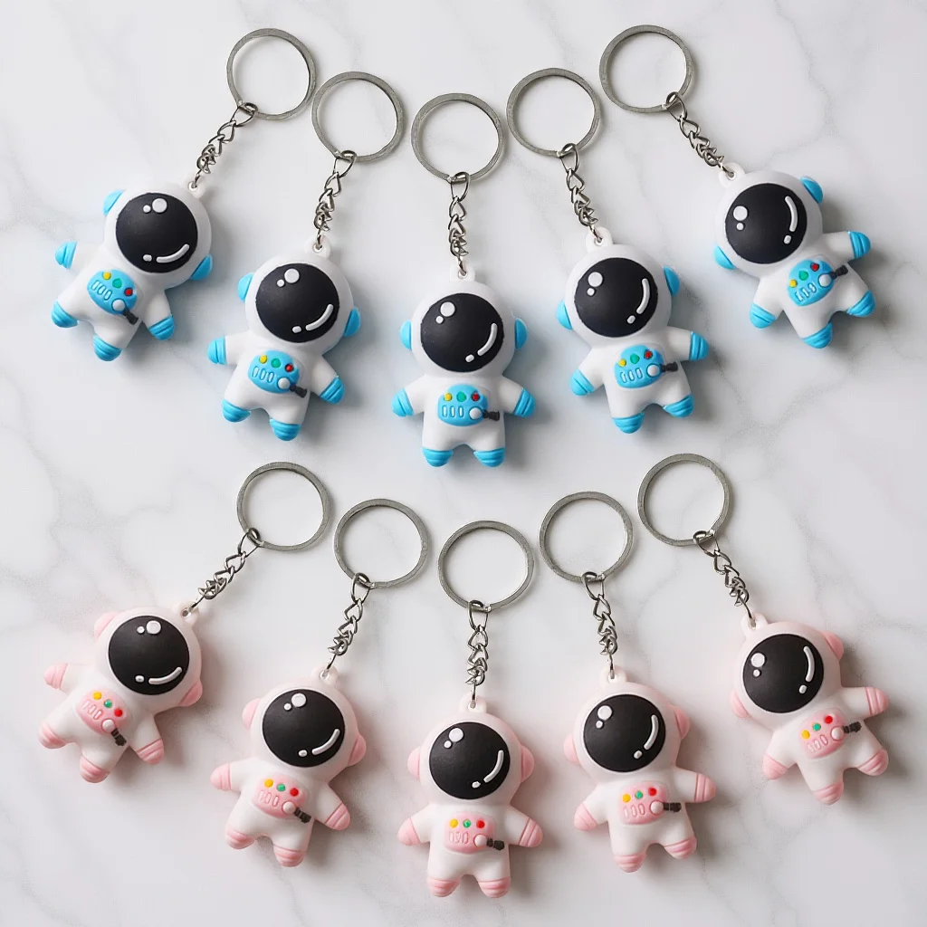 

10Pcs Astronaut Keyholder Cute Keychain Pendant for Keys Bags Mobile Phone Chic Decorative Hanging Ornament Personalized Gift