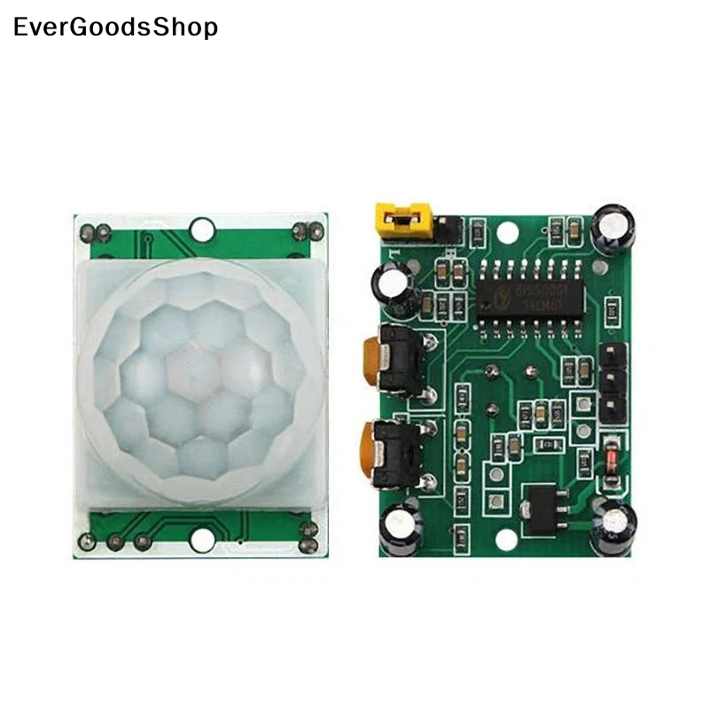 NewHC-SR501 Sensor Adjust IR Pyroelectric Infrared PIR Human Infrared Motion Detector Module For For Raspberry Pi + Case