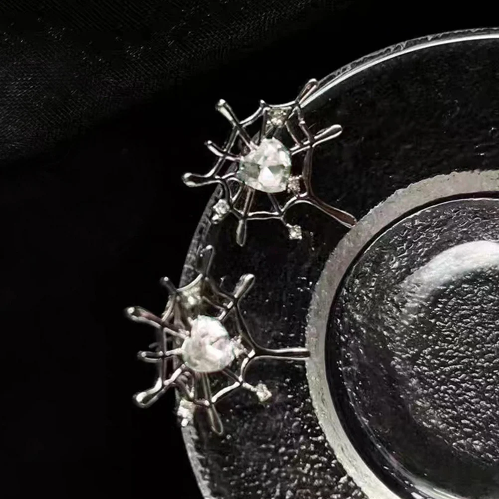 

Spider Web Earrings Halloween Jewelry for Women Clearance Witch Costume Accessories