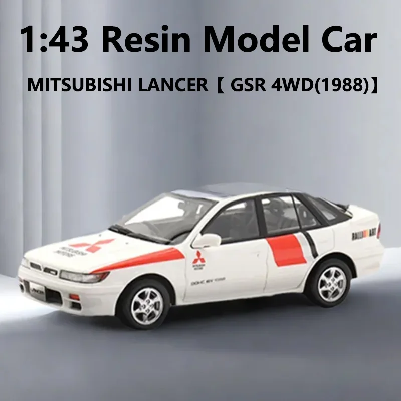 

Высокопроизводительная масштаб 1:43, модель автомобилей MITSUBISHI LANCER【GSR 4WD(1988)】1, литая под давлением модель автомобиля из смолы, коллекция игрушек для мальчиков, украшения, подарки