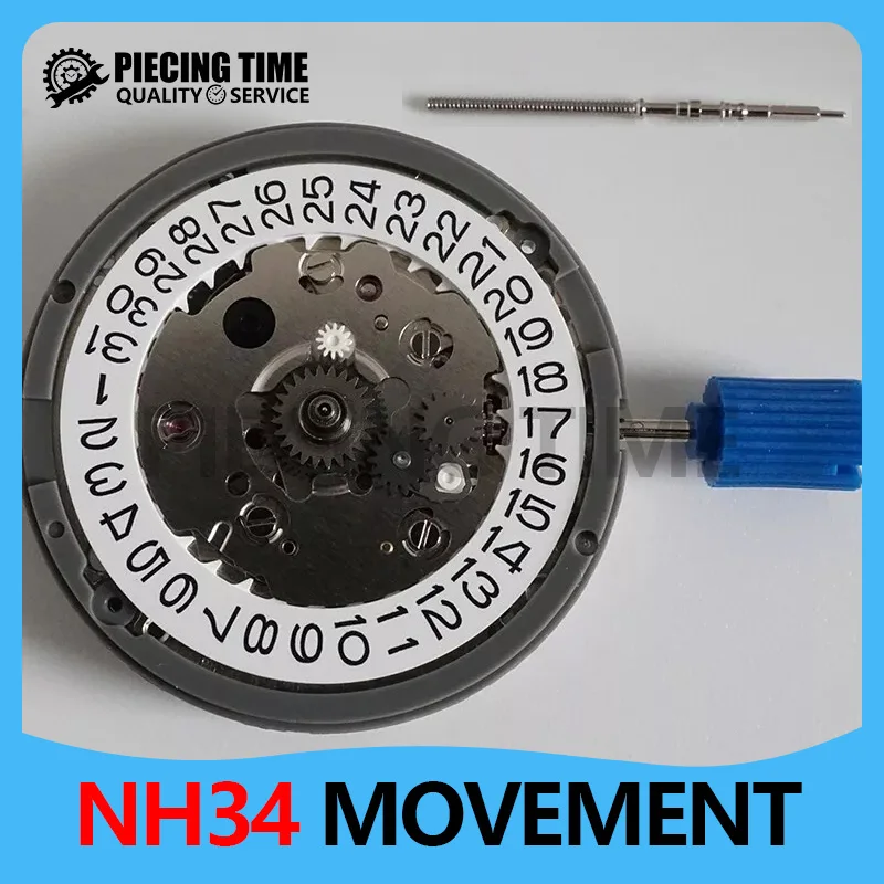 

High Accuracy Watches Repair Tool NH34 Watch Movement GMT Date at 3 o'clock Self-winding Replacement Parts For Watch Movement