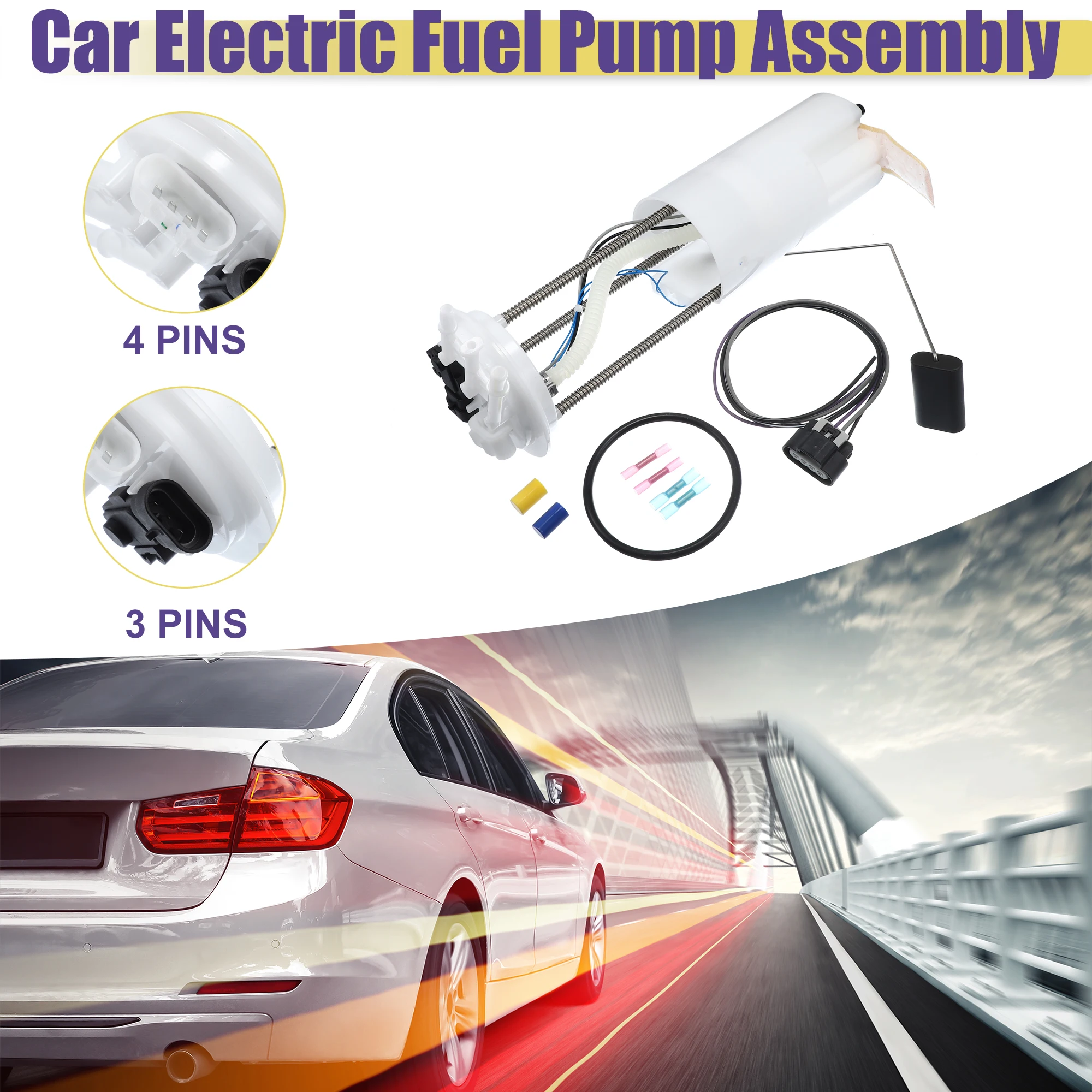 

X Autohaux Электрический сменный модуль топливного насоса в сборе, подходит для Chevy C1500 Suburban 1998-1999 No 19177231-упаковка из 7 шт.