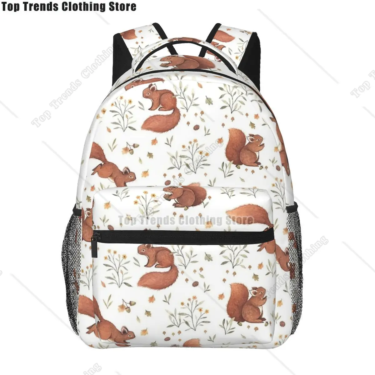 

Cute Squirrels Backpacks Boys Girls Bookbag Students School Bags Cartoon Laptop Rucksack Shoulder Bag Large Capacity
