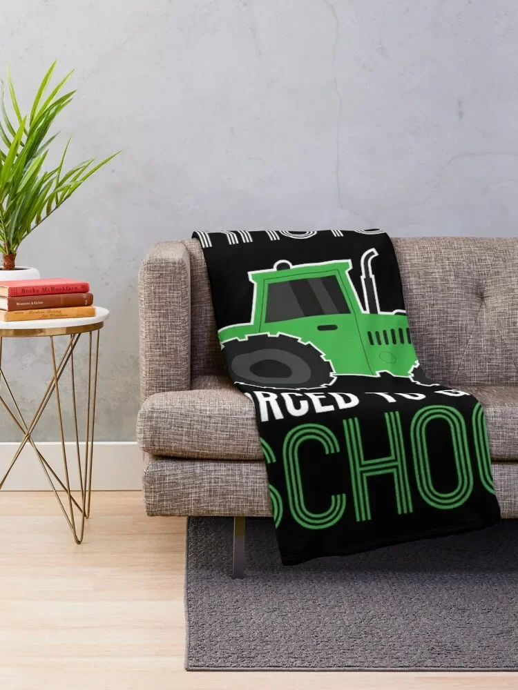 Tractor Shirt Funny Gift For Farmer Throw Blanket Personalized Gift for sofa Blankets