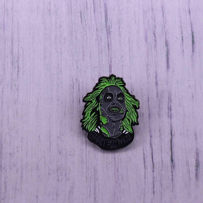 Hard Enamel Horror Movie Pin Metal Brooch Collect Lapel Badges Halloween Men Women Fashion Jewelry Gift Adorn Backpack Wholesale