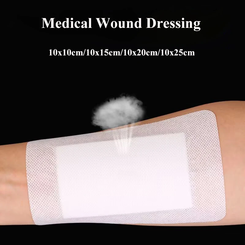 

40Pcs 10x10/15/20/25cm Disposable Non-Woven Medical Wound Dressing For Coverage of Surgery Wound Incision Caesarean