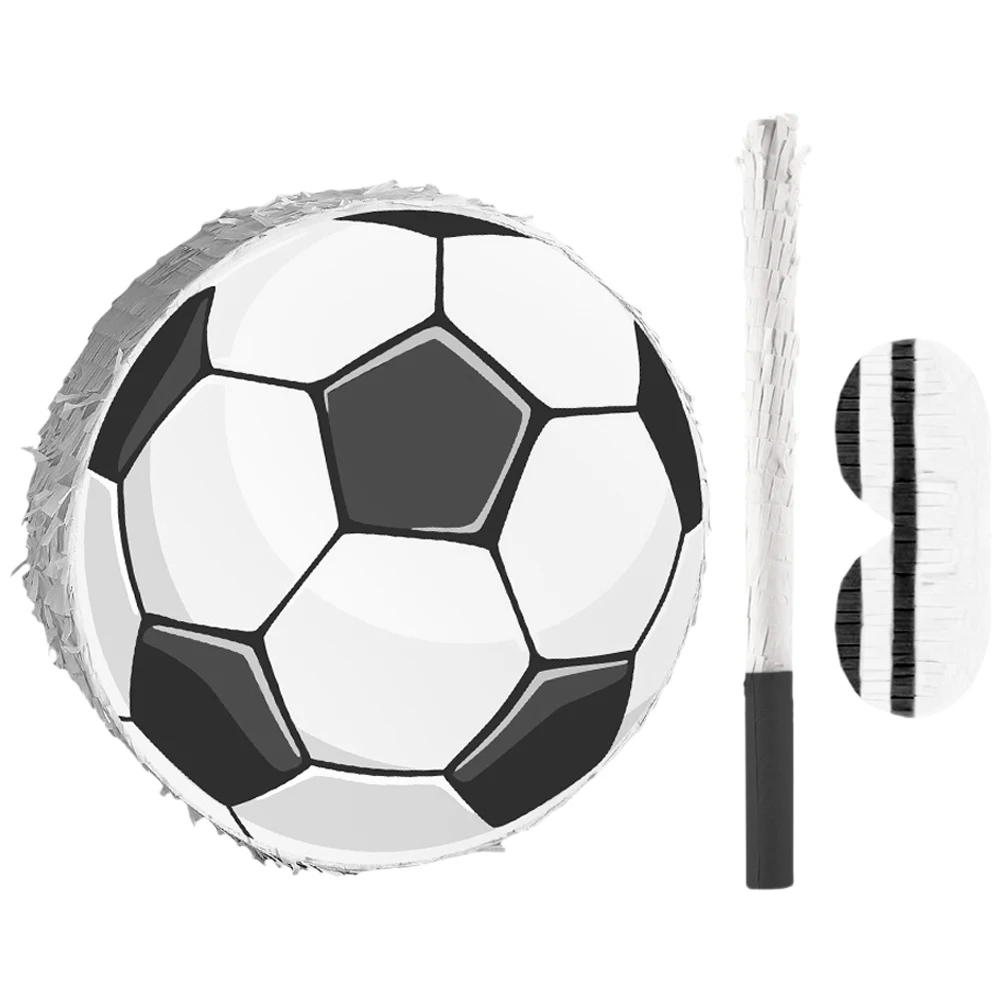

Football Pinata Traditional Birthday Party Favors Sports Games Paper Soccer for