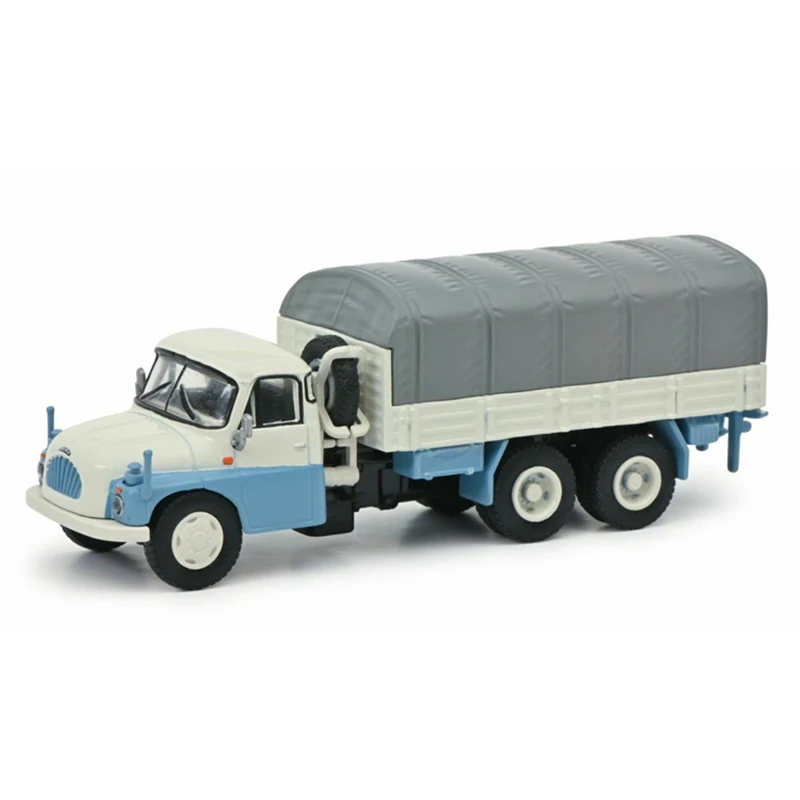 

Литый под давлением в масштабе 1:87, Tatra T148, грузовик с платформой, фургон, Коллекционная модель автомобиля, сувенирная демонстрационная декоративная игрушка, подарок для взрослых