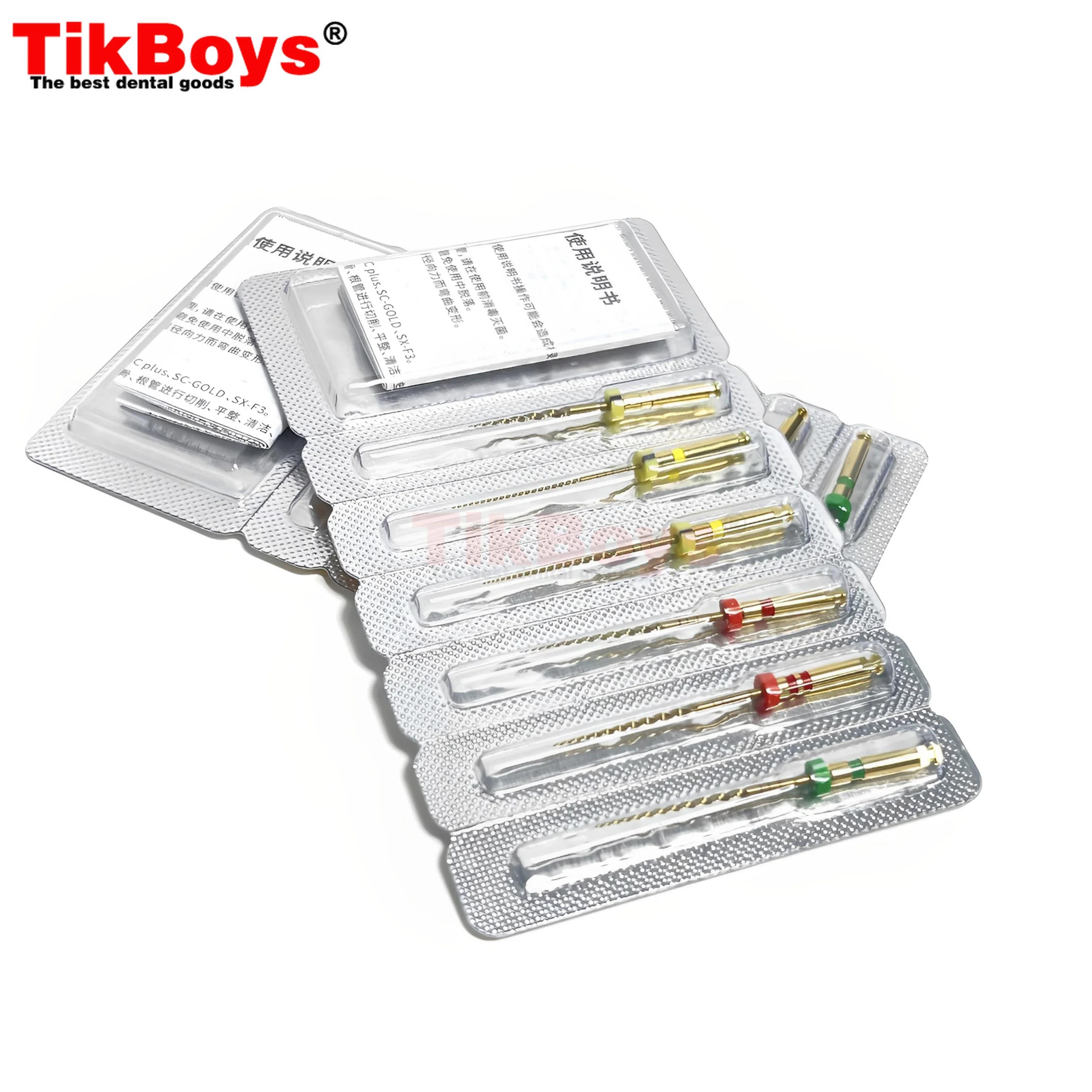 6 Packs Dentist Use -PRO Dental Nickel Titanium Essential Root Canal File Endodontic Rotary Files Dental Equipment