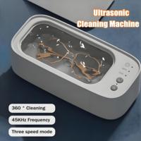 New Ultrasonic Glasses Cleaning Machine 45KHZ Ultrasound Jewelry Cleaner Machine High Frequency Ultrasonic Cleaner Bath