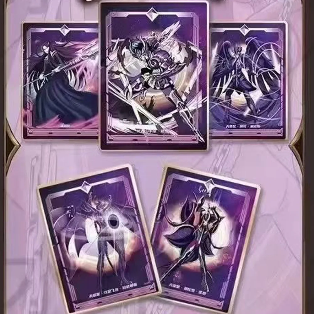 Wholesale Japanese Anime Saint Seiya Animation Card Characters Card Anime Peripheral Collectible Kids Christmas Birthday Toy