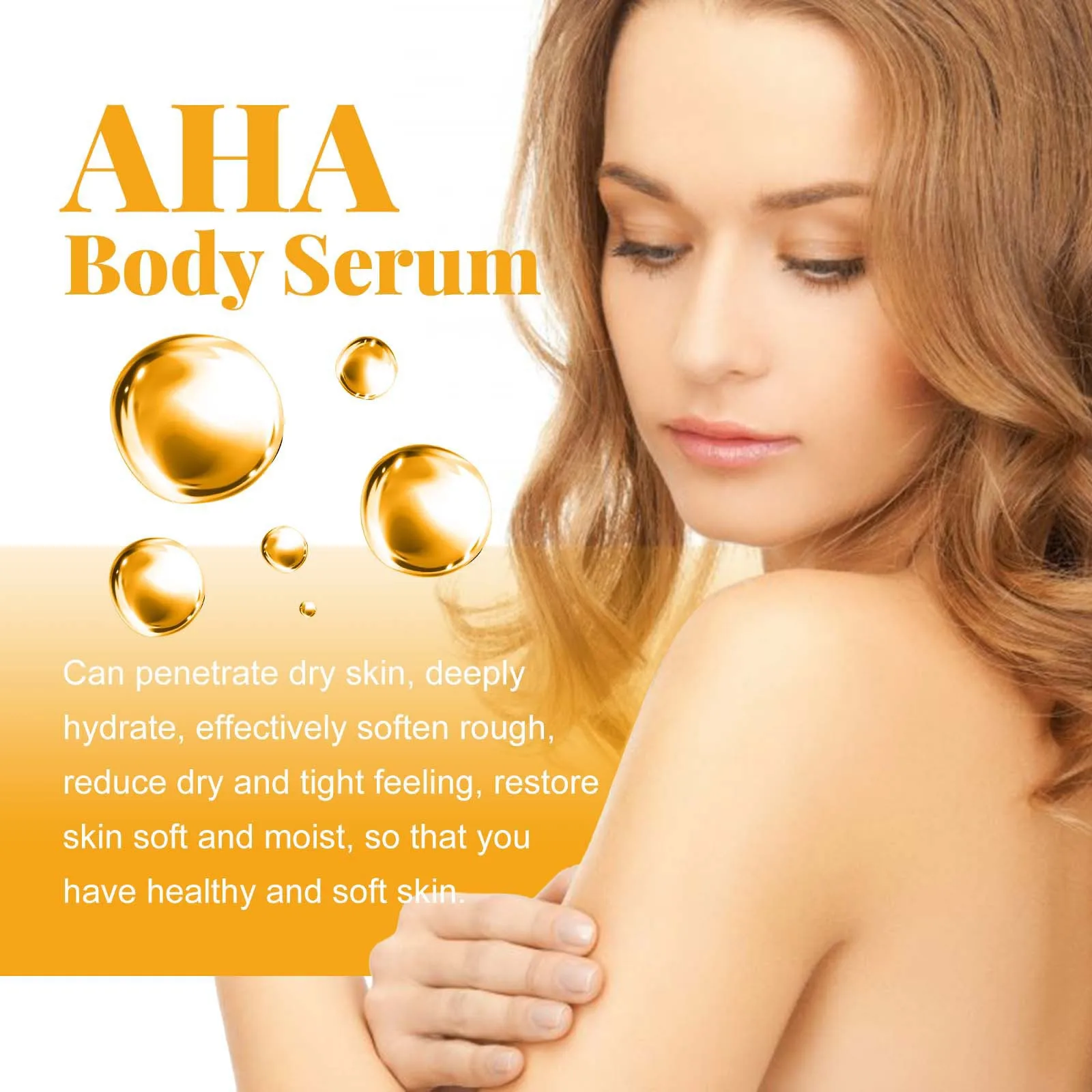 حمض الهيالورونيك فيتامين C AHA مصل الوجه البقع الداكنة مصحح تقليص المسام ترطيب اشراق إصلاح تفتيح الجسم العناية بالبشرة