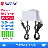 Factory Supply 5400mAh Battery Power Adapter Supply For Security Camera UPS Power Source Backup DC 12V Output Power Outage