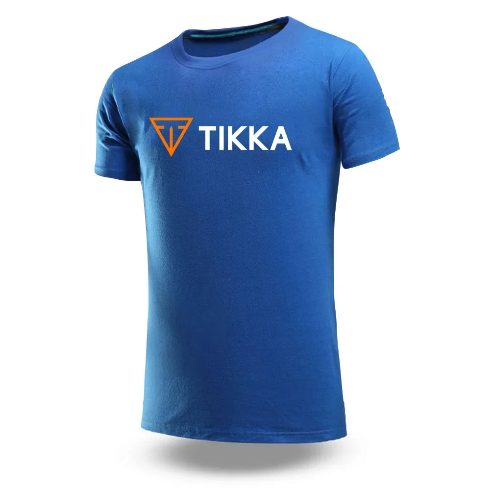 Tikka By Sako Finland Firearms 2023 Summer Style Men Ordinary Print Leisure T-Shirt Male Cotton Tee Crewneck Short Sleeve Top