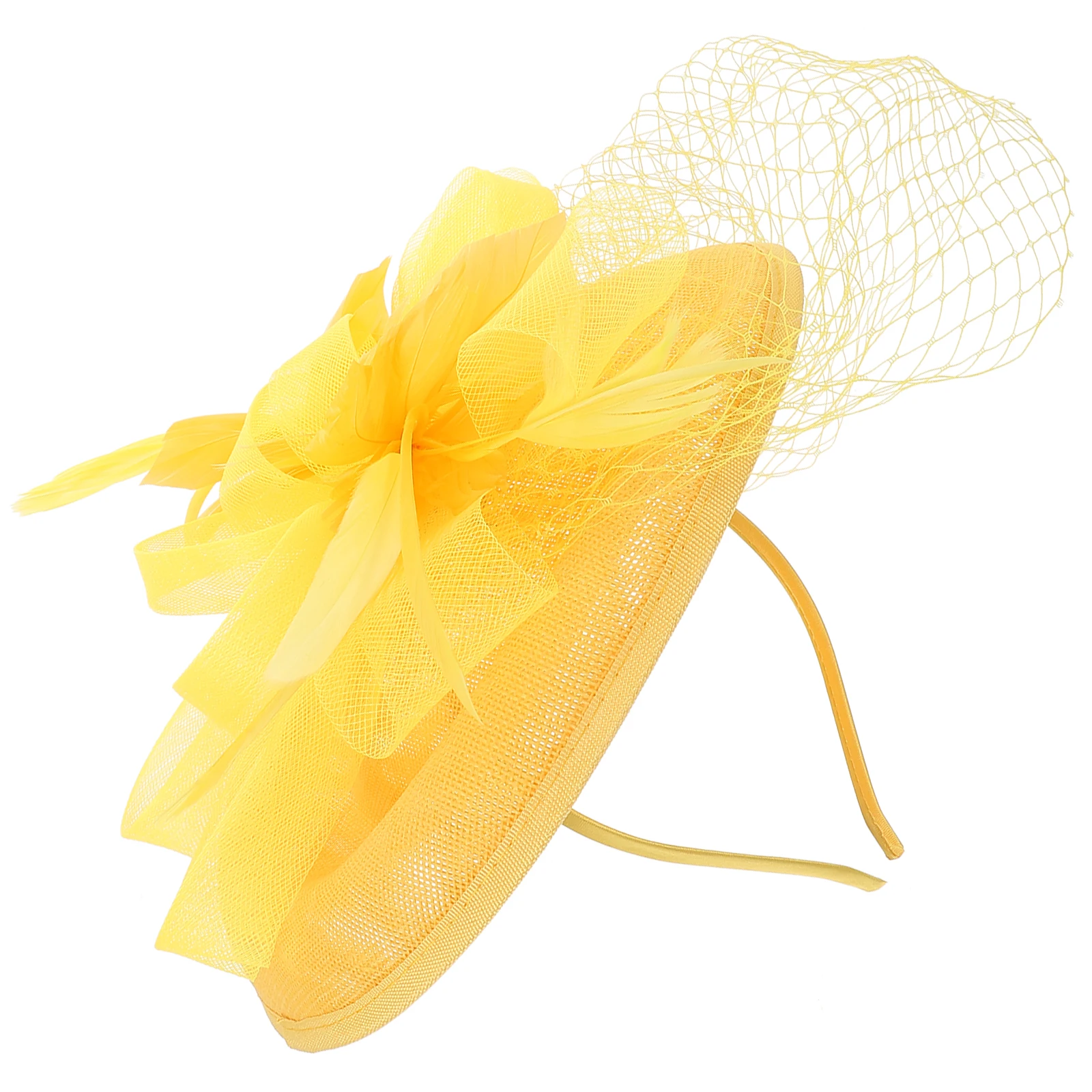 

Tea Party Hats for Women Shiny Tiara Headdress Wedding Hair Accessories Fascinator Charm Fascinators Bridal