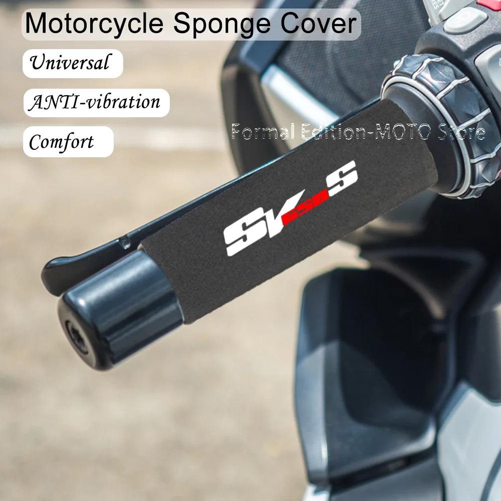 

Motorcycle Grip Cover Shockproof Motorcycle Sponge Grip Non-slip Handlebar Grip Sponge Cover for Suzuki SV650 SV650S 650 R 650 X