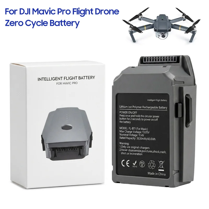 Zero-Cycle 3830mAh New Replacement Battery For DJI Mavic Pro Intelligent Flying Drone Accessories Mavic Pro 1 Long Endurance