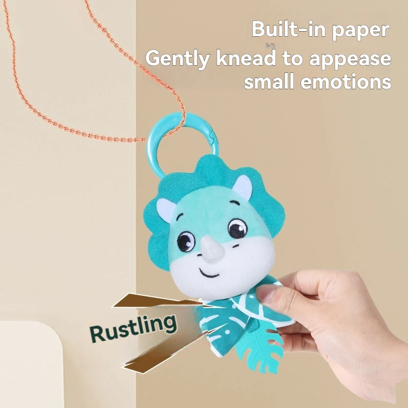 Giocattolo con campanello e sonaglio con vibrazione per bambini – Accessorio per culla e passeggino sospeso per lo sviluppo lenitivo e sensoriale del neonato