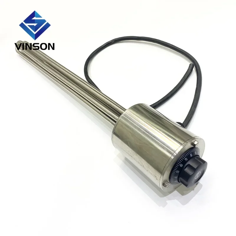 48V 110V 220V 1kw/2kw/3kw Industrial Water Boiler Immersion Heater with Adjustable Thermostat