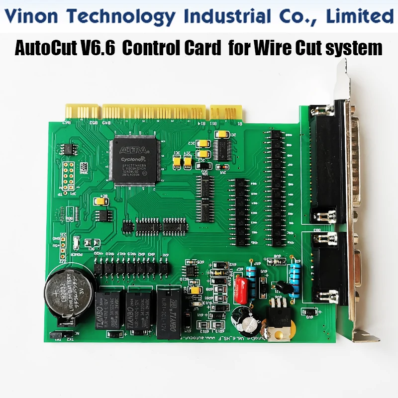 بطاقة التحكم AutoCut V6.6 25PIN + 9PIN لنظام قطع الأسلاك المتوسطة إلى عالية السرعة آلة قطع الأسلاك بطاقة التحكم Wirecut التلقائي