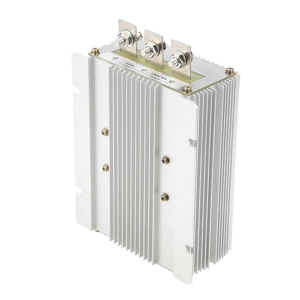 محول 24 فولت إلى 12 فولت 60A مصدر طاقة 24 فولت إلى 12 فولت 60A NOn محول معزول عالي الطاقة تنحى مصدر الطاقة 720 واط