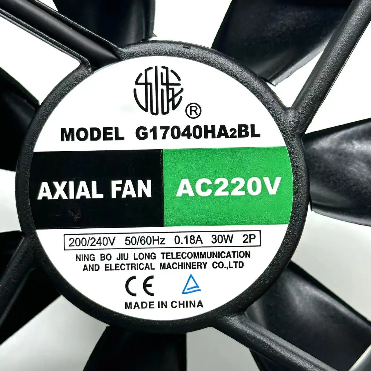 

AXIAL FAN G17040HA2BL G17040HA2BT AC 220V 30W 172x172x38mm Server Cooling Fan