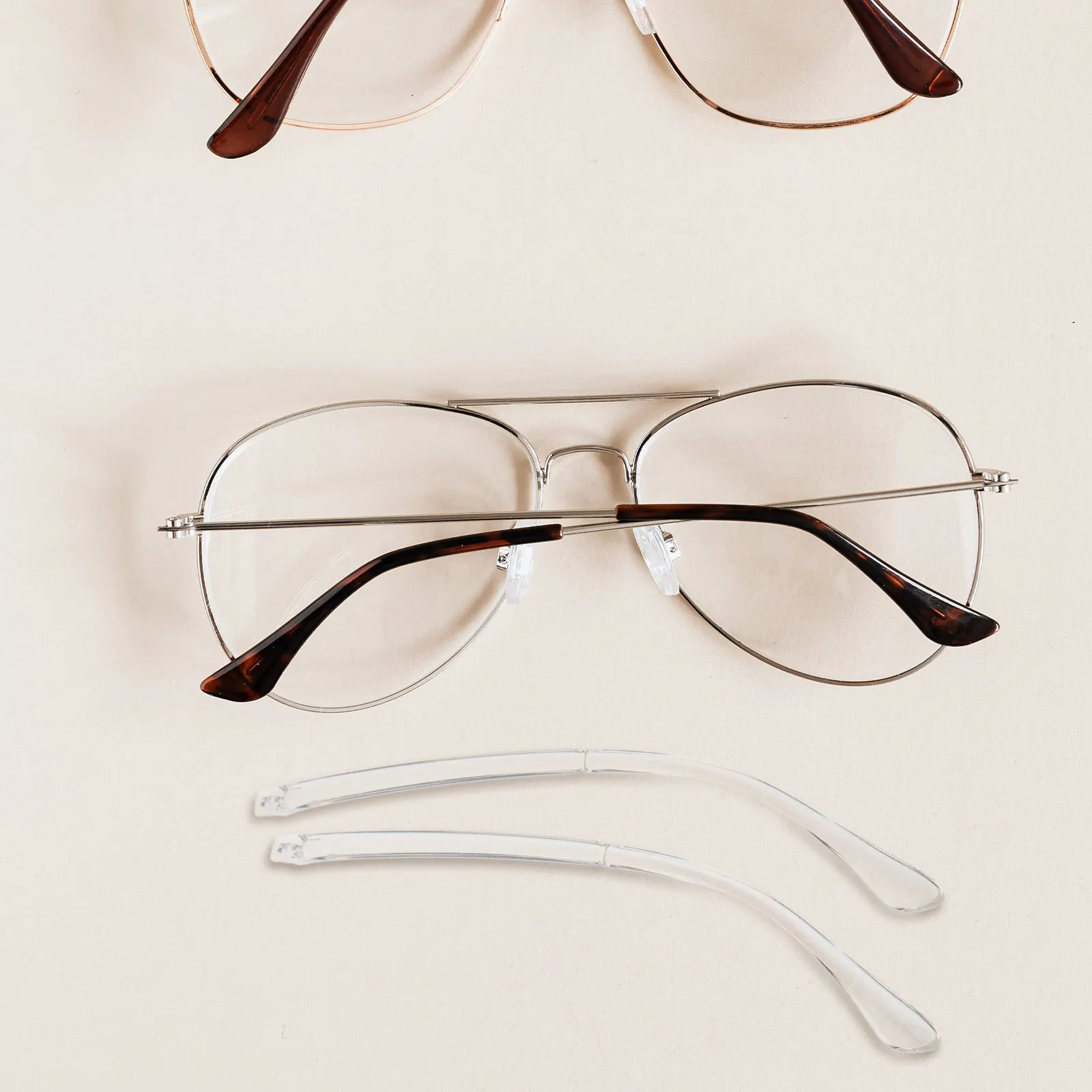 

Glasses Temple Replacement Tr90 Eyeglass Arms Legs Universal Transparent Long-Lasting Glasses Arm Replacement Repair Accessories