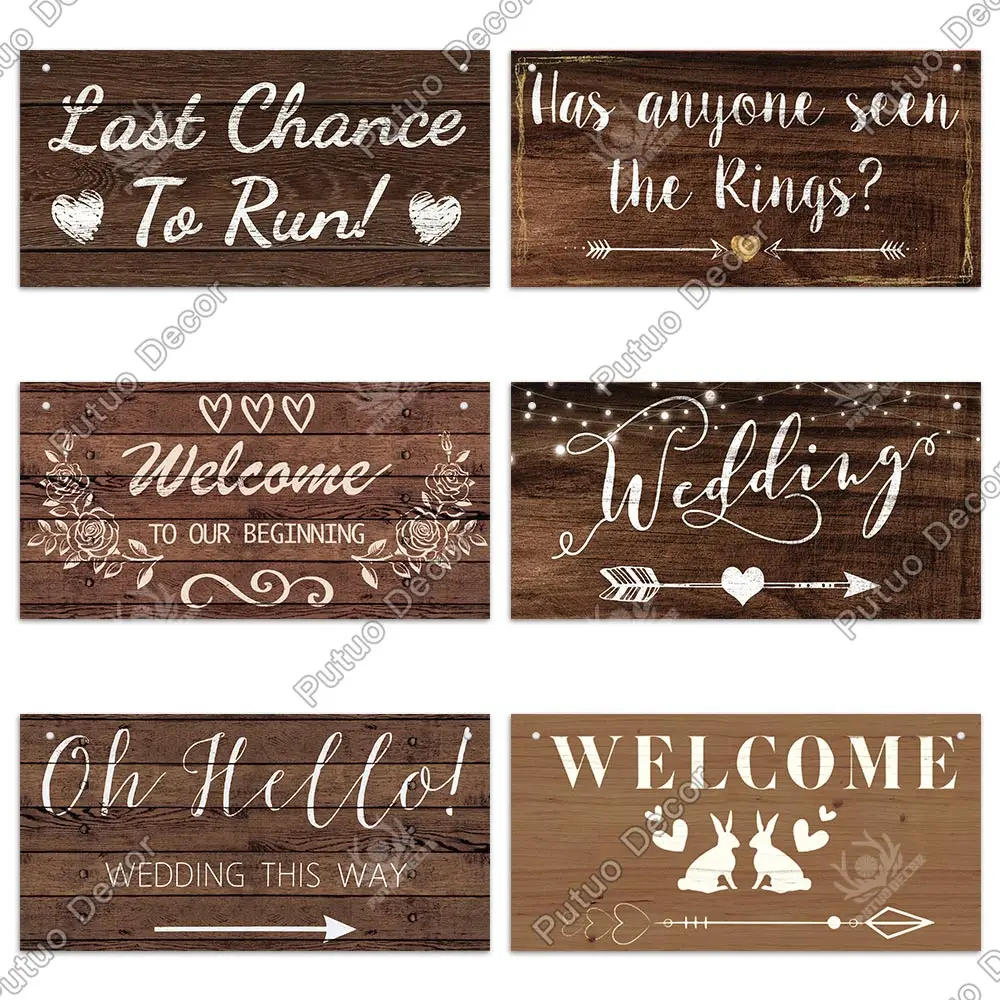 Putuo Decor-Wooden Hanging Plaque, Wedding Signs, Friendship Pendant, Souvenir Decoration, Welcome Wedding Blessing Decor