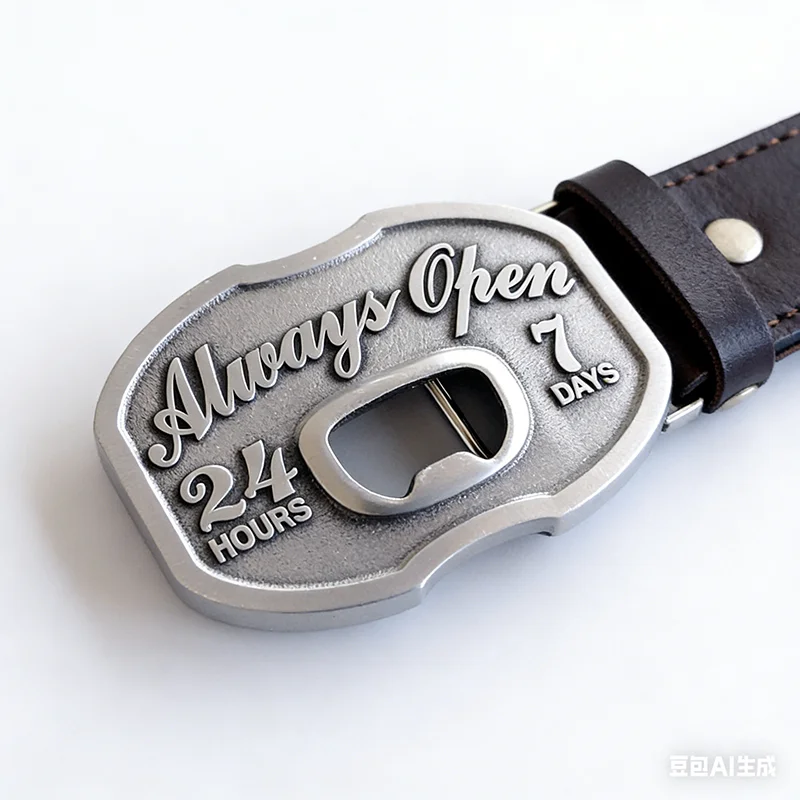 ヴィンテージ-オールウェイズ-オープン-ビールボトルオープナー-ベルトバックル-米国在庫あり-bk-oc015as-送料無料