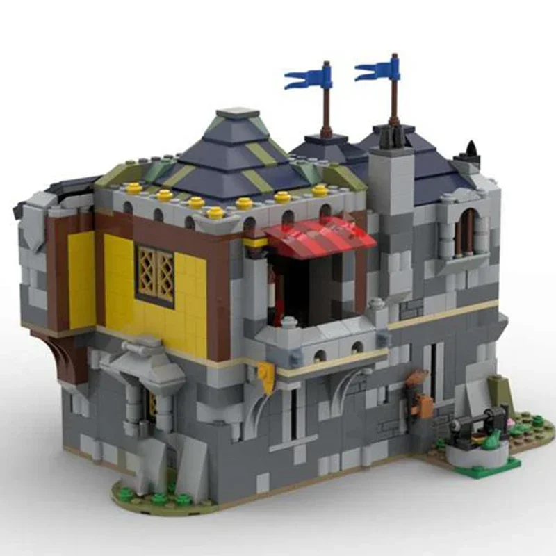 Moc blocos de construção modelo militar o retiro do cavaleiro tijolos técnicos diy montagem brinquedos construção para crianças presentes do feriado