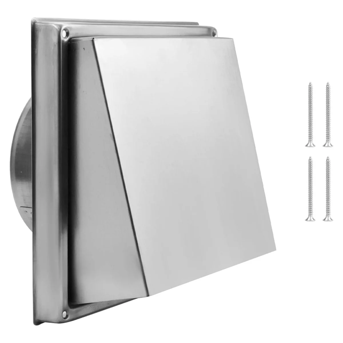 

5inch Wall Vent Cover, Stainless Steel Dryer Vent Cover Walls Exterior Dryer Exhaust Vent Cover 120mm/4.75inch Diameter