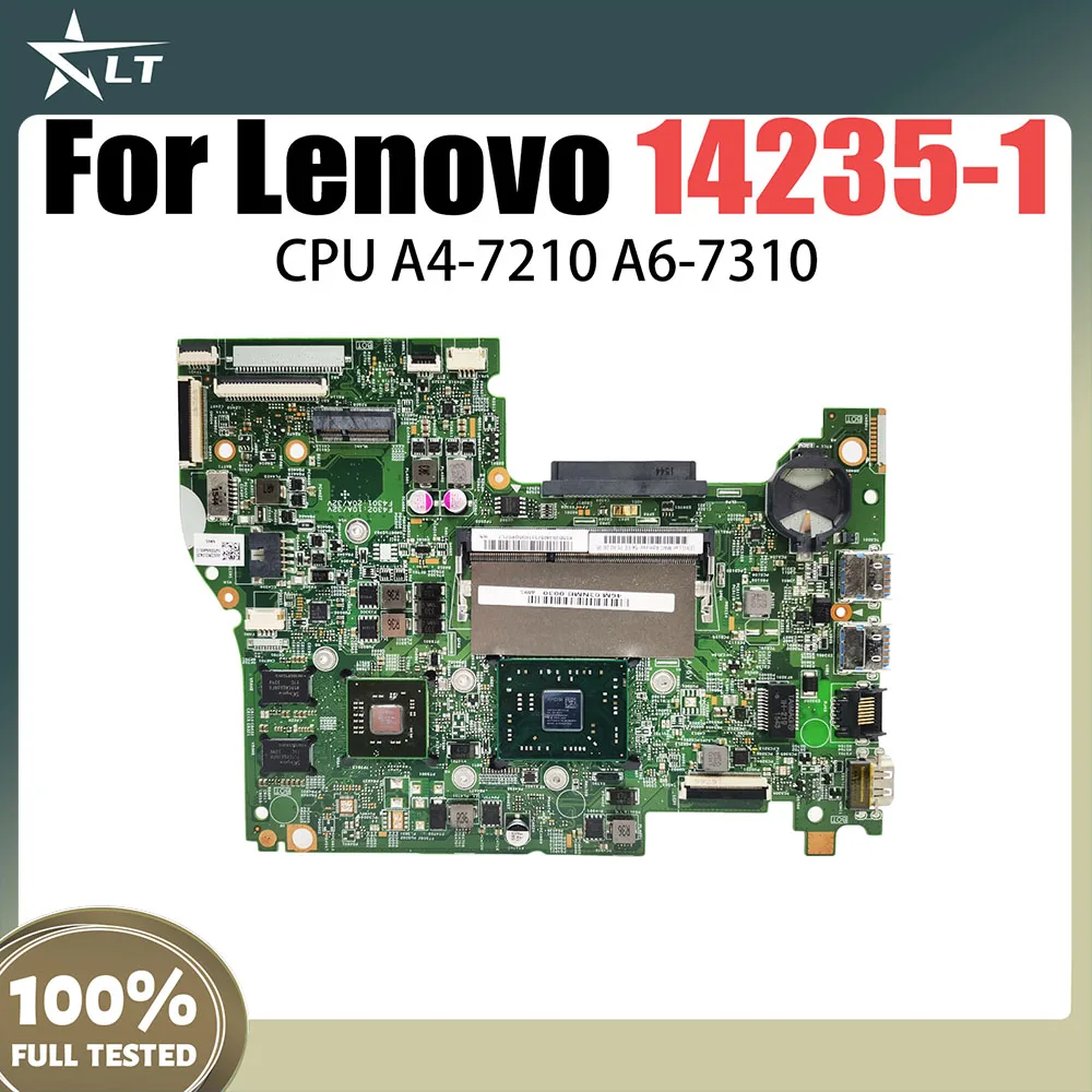 Notebook Mainboard For Lenovo 14235-1 Laptop Motherboard With A4-7210 CPU 100% Tested OK