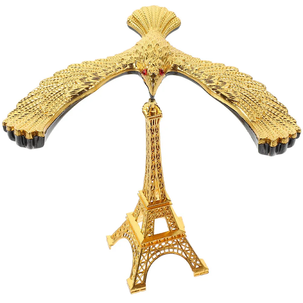 Balance Eagle Desktop Decoration Zinc Alloy Balancing Bird Ornament Home Office Tabletop Adornment Artistic Gravity Sculpture