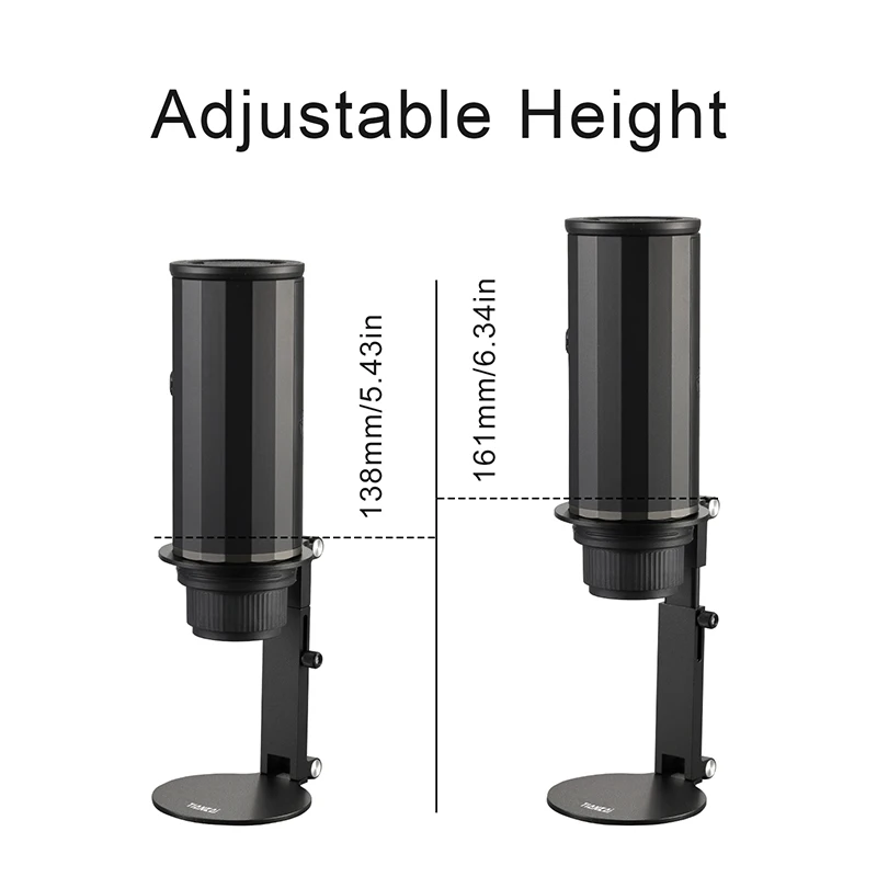 Adjustable Coffee Machine Bracket Aluminum Alloy Drip Filter Coffee Machine Base Folding Filter Bracket